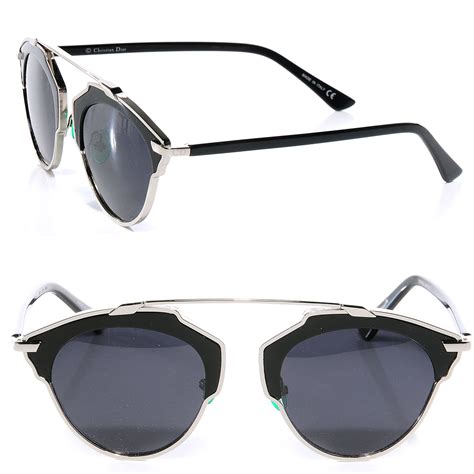 dior so real sunglasses black|CHRISTIAN DIOR So Real Sunglasses Black .